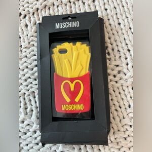 Limited edition authentic MOSCHINO French Fry Phone Case - iPhone 5c/5s -